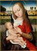 van het Madonna en Kind - Meester van de Legende van Sint Catharina — weergave van het kunstwerk