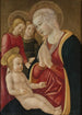Maagd met Kind - Meester van de Geboorte van Castello — weergave van het kunstwerk