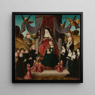 Master of the Saint John Panels - Virgin and Child with Saint Anne and Saints Francis and Lidwina with Donors Anna Selbdritt.webp