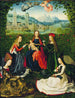 Maagdelijke van de Rozentuin - Meester van de Legende van Sint-Lucas — weergave van het kunstwerk