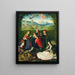 Maagdelijke van de Rozentuin - Meester van de Legende van Sint-Lucas — ingelijst kunstwerk aan de muur