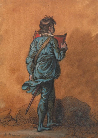 Mather Brown - A Page Boy in Blue with a Red Shield.webp