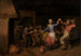van een paar boeren die dansen in de herberg - Matheus Berckmans — weergave van het kunstwerk