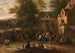 Het jeu de boules - Mathys Schoevaerdts — weergave van het kunstwerk