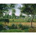 Reproductie van het schilderij Ochtend, zonneschijn, Éragny - Camille Pissarro