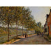 Reproductie van het schilderij van de Zomermorgen in Saint-Mammès - Alfred Sisley