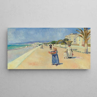 Morgen auf der Promenade des Anglais - Edvard Munch | Kunstdruck Wandbild Dekoration Poster Kopie