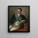 Portret van Isaac Jan Alexander Gogel - Mattheus Ignatius van Bree — ingelijst kunstwerk aan de muur