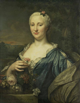 Mattheus Verheyden - Portrait of Agnes Margaretha Albinus Wife of Coenraad van Heemskerck.webp