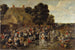 van Mariage villageois et festin en plein air - Mattheus van Helmont — weergave van het kunstwerk