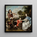 Matthijs Pompe van Slingelandt and his family - Jan Mijtens — framed artwork on a wall