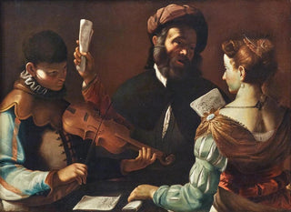 Mattia Preti - Concertino With A Violin Player.webp