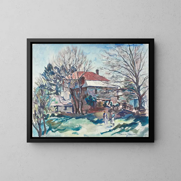 Blootstaande bomen - Maud Sherwood — ingelijst kunstwerk aan de muur