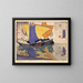 Bateaux de pêche vénitiens - Maud Sherwood — ingelijst kunstwerk aan de muur