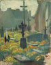 Begraafplaats met bloemen - Maurice Denis — weergave van het kunstwerk