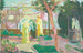 L'Office de sainte Catherine ou Sainte Catherine récite l'office de Jésus - Maurice Denis — weergave van het kunstwerk