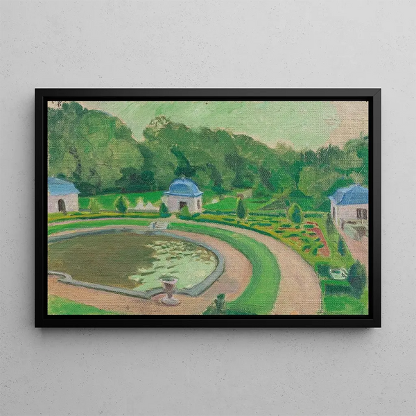 Maurice Denis - Le Chteau de Rosanbo le bassin et les pavillons esquisse 2.webp