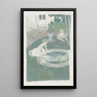 Maurice Denis - Le reflet dans la fontaine.webp