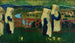 van de religieuze op het terras van Saint-Germain - Maurice Denis — weergave van het kunstwerk