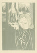 Vrouw met waterkan op dienblad - Maurice Denis — weergave van het kunstwerk