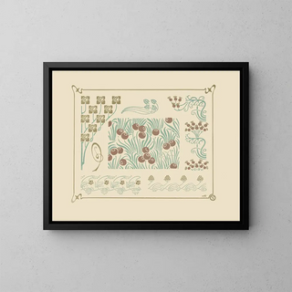 Maurice Pillard Verneuil - Abstract design based on berries and flower buds.webp