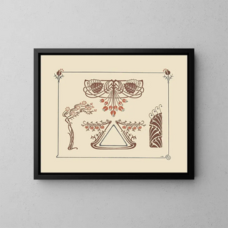 Maurice Pillard Verneuil - Abstract design based on flowers and garlands.webp