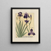 Iris germanica - Maurice Pillard Verneuil — ingelijst kunstwerk aan de muur