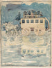 Omnibus parisien - Maurice Prendergast — weergave van het kunstwerk