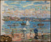 Promenade aan de kust - Maurice Prendergast — weergave van het kunstwerk