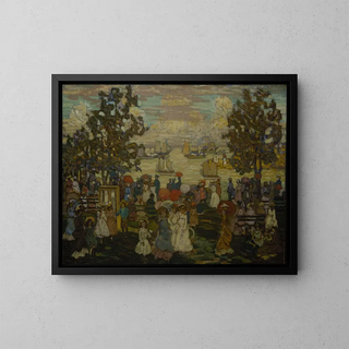 Salem Willows - Maurice Prendergast — ingelijst kunstwerk aan de muur