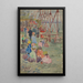 Swings at Revere Beach - Maurice Prendergast — framed artwork on a wall