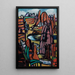 Landschap met rotsen - Max Beckmann — ingelijst kunstwerk aan de muur