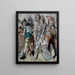 De Christus en de zondaar - Max Beckmann — ingelijst kunstwerk aan de muur