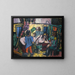Circuswagen schilderij - Max Beckmann — ingelijst kunstwerk aan de muur