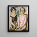Dubbelportret - Max Beckmann — ingelijst kunstwerk aan de muur