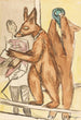 Bears Upright - Max Beckmann — artwork view
