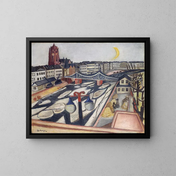 Reproductie van het schilderij IJs op de rivier - Max Beckmann