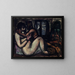 Léda - Max Beckmann — ingelijst kunstwerk aan de muur