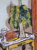 Still life with mimosas - Max Beckmann — artwork view