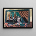 Natuurstudie met omgekeerde kaars - Max Beckmann — ingelijst kunstwerk aan de muur