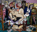De nachtelijke stad - Max Beckmann — weergave van het kunstwerk