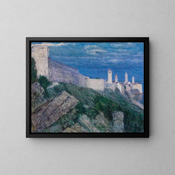 Arbeider op het land - Max Kurzweil — ingelijst kunstwerk aan de muur