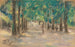 Allée probablement à Haarlem - Max Liebermann — artwork view
