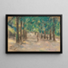 Allée probablement à Haarlem - Max Liebermann — framed artwork on a wall