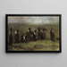 Arbeiders op het veld met suikerbieten, studie - Max Liebermann — ingelijst kunstwerk aan de muur