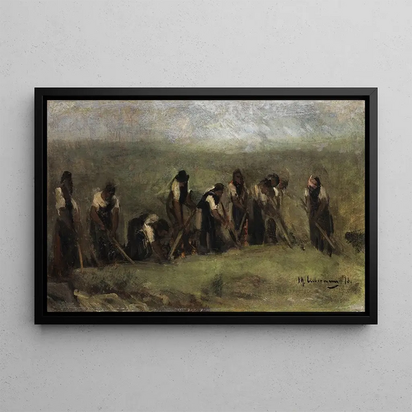 Max Liebermann - Arbeiter im Rbenfeld lstudie.webp
