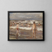Jongens die zwemmen in de zee - Max Liebermann — ingelijst kunstwerk aan de muur