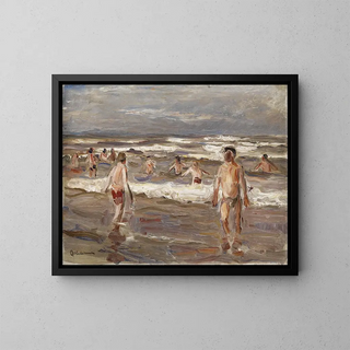 Max Liebermann - Badende Knaben im Meer.webp