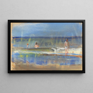 Max Liebermann - Badende im Meer.webp