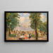 Tuin van bier bij de Wannsee - Max Liebermann — ingelijst kunstwerk aan de muur